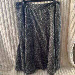 Madewell Floral skirt